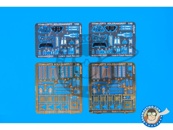 Image 2: Bf 109E in the Battle of Britain (limited edition - dual combo) | Airplane kit in 1/48 scale manufactured by Eduard (ref. 11144)