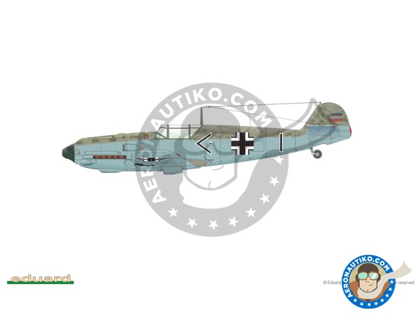Image 14: Bf 109E in the Battle of Britain (limited edition - dual combo) | Airplane kit in 1/48 scale manufactured by Eduard (ref. 11144)