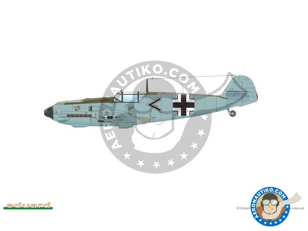 Image 15: Bf 109E in the Battle of Britain (limited edition - dual combo) | Airplane kit in 1/48 scale manufactured by Eduard (ref. 11144)
