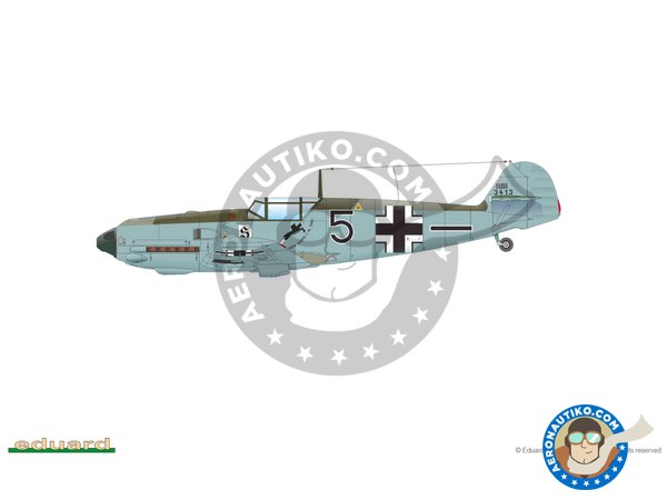 Image 16: Bf 109E in the Battle of Britain (limited edition - dual combo) | Airplane kit in 1/48 scale manufactured by Eduard (ref. 11144)