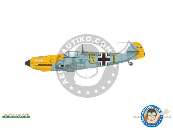 Image 18: Bf 109E in the Battle of Britain (limited edition - dual combo) | Airplane kit in 1/48 scale manufactured by Eduard (ref. 11144)