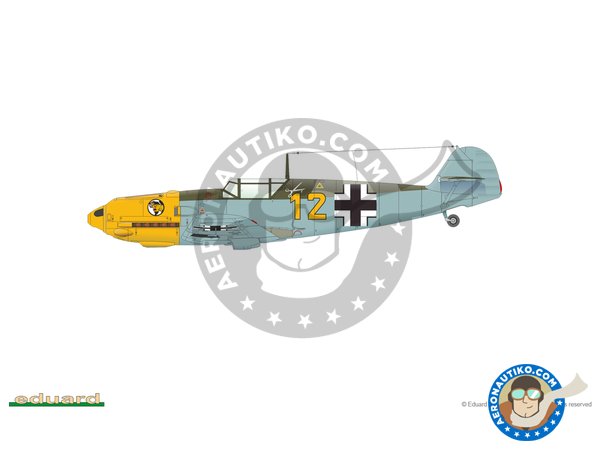 Image 19: Bf 109E in the Battle of Britain (limited edition - dual combo) | Airplane kit in 1/48 scale manufactured by Eduard (ref. 11144)