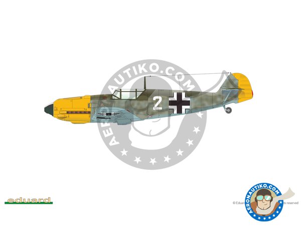 Image 22: Bf 109E in the Battle of Britain (limited edition - dual combo) | Airplane kit in 1/48 scale manufactured by Eduard (ref. 11144)