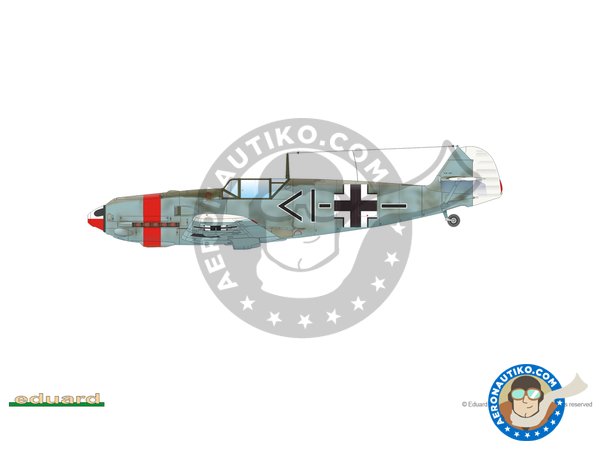 Image 23: Bf 109E in the Battle of Britain (limited edition - dual combo) | Airplane kit in 1/48 scale manufactured by Eduard (ref. 11144)