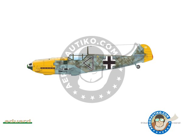 Image 24: Bf 109E in the Battle of Britain (limited edition - dual combo) | Airplane kit in 1/48 scale manufactured by Eduard (ref. 11144)