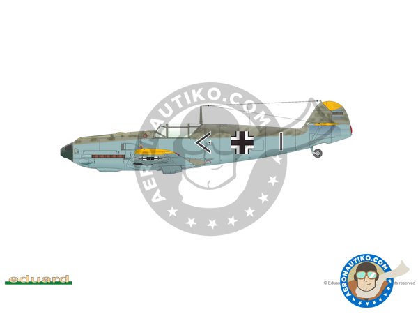 Image 26: Bf 109E in the Battle of Britain (limited edition - dual combo) | Airplane kit in 1/48 scale manufactured by Eduard (ref. 11144)