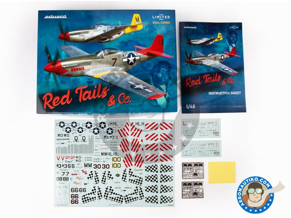 Image 2: REC TAILS & CO  Dual combo (limited ed.) | Airplane kit in 1/48 scale manufactured by Eduard (ref. 11159)