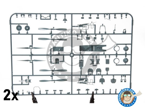 Image 10: REC TAILS & CO  Dual combo (limited ed.) | Airplane kit in 1/48 scale manufactured by Eduard (ref. 11159)