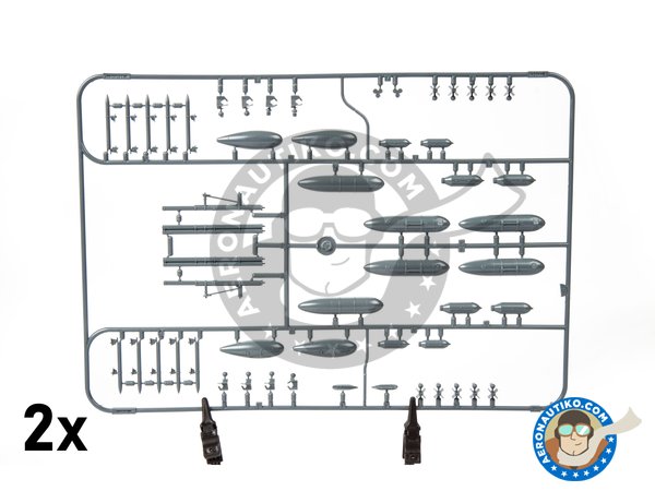 Image 12: REC TAILS & CO  Dual combo (limited ed.) | Airplane kit in 1/48 scale manufactured by Eduard (ref. 11159)