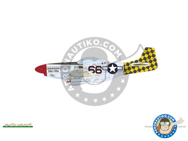 Image 13: REC TAILS & CO  Dual combo (limited ed.) | Airplane kit in 1/48 scale manufactured by Eduard (ref. 11159)