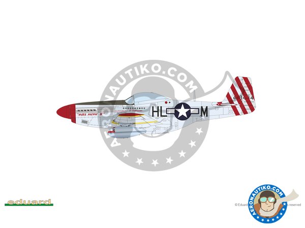 Image 19: REC TAILS & CO  Dual combo (limited ed.) | Airplane kit in 1/48 scale manufactured by Eduard (ref. 11159)