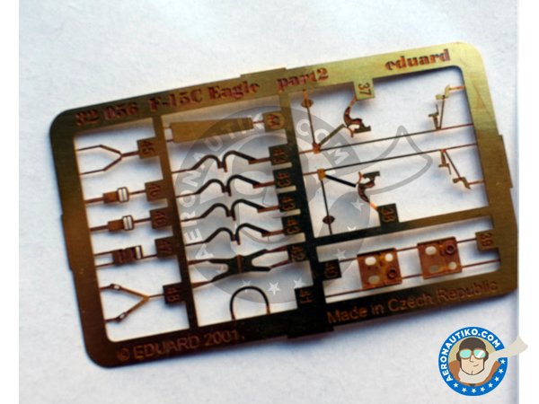 Image 1: F-15C for Tamiya kit | Photo-etched parts in 1/32 scale manufactured by Eduard (ref. 32056)