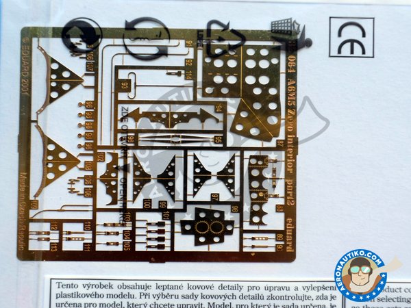 Image 1: A6M5 Zero interior | Photo-etched parts in 1/32 scale manufactured by Eduard (ref. 32064)