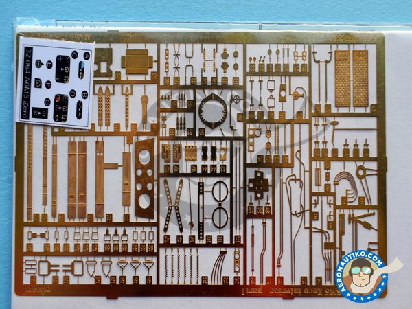 Image 2: A6M5 Zero interior | Photo-etched parts in 1/32 scale manufactured by Eduard (ref. 32064)