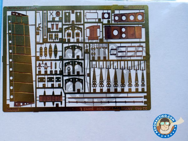 Image 1: A6M5 Zero exterior | Photo-etched parts in 1/32 scale manufactured by Eduard (ref. 32065)