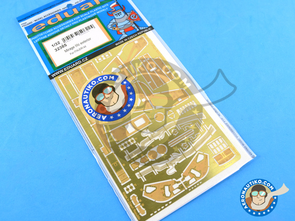 Image 2: Dassault Mirage III Exterior C | Photo-etched parts in 1/32 scale manufactured by Eduard (ref. 32385)