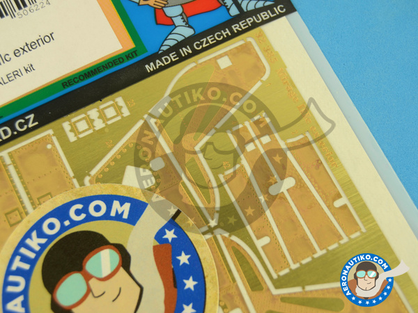 Image 4: Dassault Mirage III Exterior C | Photo-etched parts in 1/32 scale manufactured by Eduard (ref. 32385)