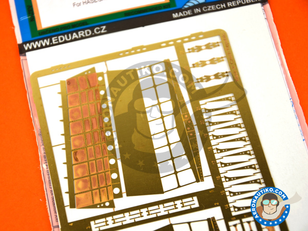 Image 2: Mitsubishi A6M Zero flaps 5c Zeke Type 52 | Flaps en escala 1/32 fabricado por Eduard (ref. 32393)