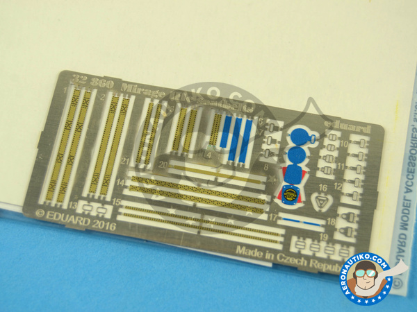 Image 5: Dassault Mirage III Seatbelts C | Seatbelts in 1/32 scale manufactured by Eduard (ref. 32860)