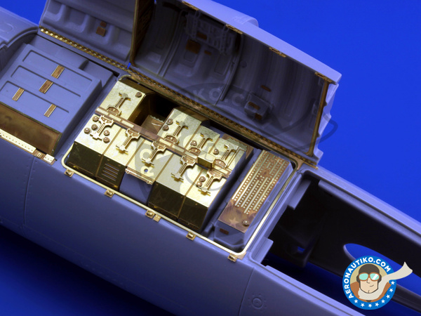 Image 3: Lockheed F-104 Starfighter Electronic Equipment G | Photo-etched parts in 1/32 scale manufactured by Eduard (ref. 32869)