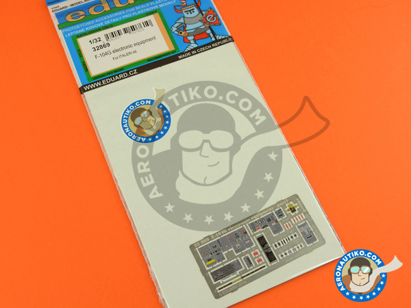 Image 11: Lockheed F-104 Starfighter Electronic Equipment G | Photo-etched parts in 1/32 scale manufactured by Eduard (ref. 32869)