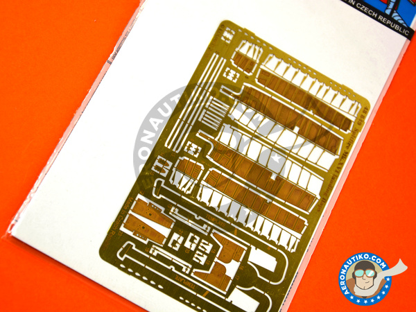 Image 3: Spitfire Mk.VXI flaps | Flaps en escala 1/48 fabricado por Eduard (ref. 48849)