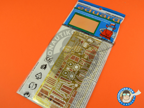 Image 3: Grumman A-6 Intruder E TRAM | Photo-etched parts in 1/48 scale manufactured by Eduard (ref. 48864)