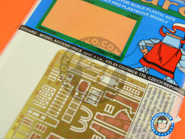 Image 4: Grumman A-6 Intruder E TRAM | Photo-etched parts in 1/48 scale manufactured by Eduard (ref. 48864)