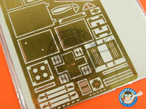 Image 3: Grumman A-6 Intruder electronic equipment E TRAM | Photo-etched parts in 1/48 scale manufactured by Eduard (ref. 48865)