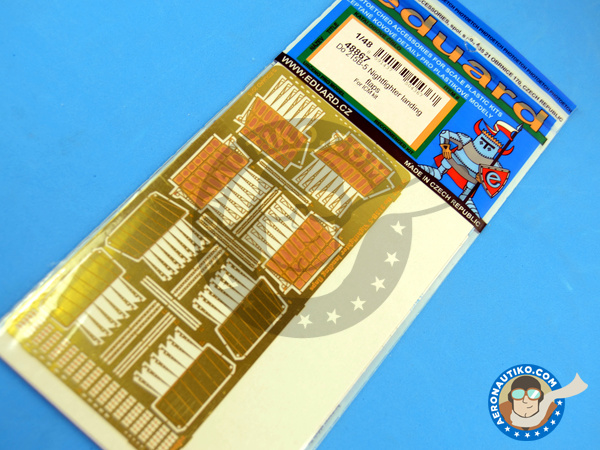 Image 6: Dornier Do 215 landing flaps B-5 Nightfighter | Photo-etched parts in 1/48 scale manufactured by Eduard (ref. 48867)