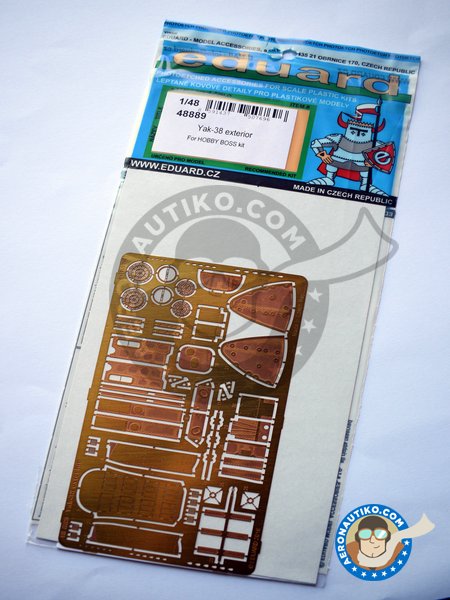 Yak-38 PE Exterior Detail | Photo-etched parts in 1/48 scale manufactured by Eduard (ref. 48889) image
