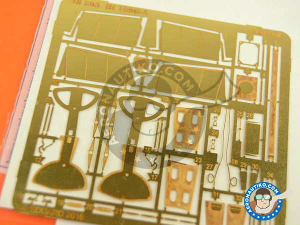 Image 2: Messerschmitt Bf 109 G-5 | Photo-etched parts in 1/48 scale manufactured by Eduard (ref. 48893)