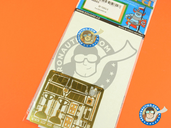 Image 3: Messerschmitt Bf 109 G-5 | Photo-etched parts in 1/48 scale manufactured by Eduard (ref. 48893)