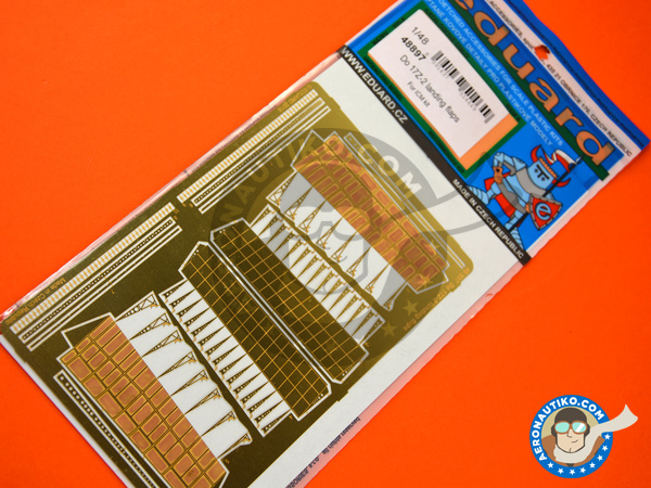 Image 2: Dornier Do 17 Fliegender Bleistift Z-2 | Flaps in 1/48 scale manufactured by Eduard (ref. 48897)