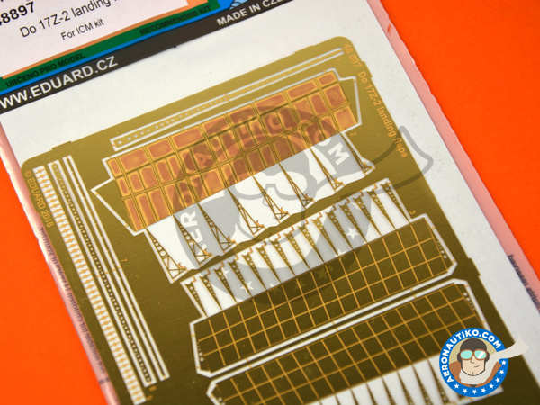 Image 3: Dornier Do 17 Fliegender Bleistift Z-2 | Flaps in 1/48 scale manufactured by Eduard (ref. 48897)