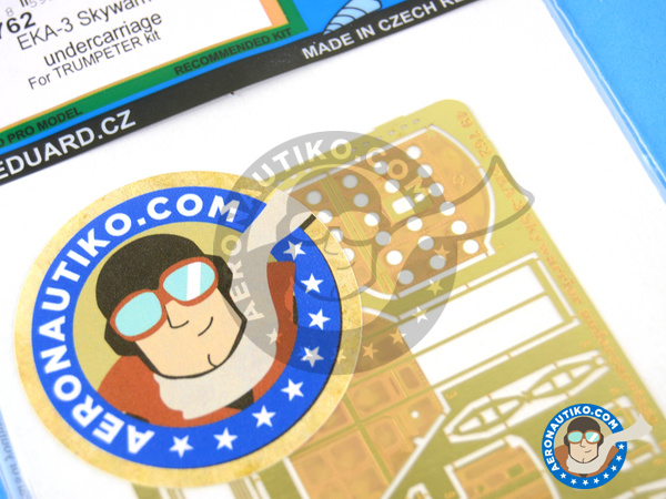 Image 2: Douglas A-3 Skywarrior EKA-3 | Photo-etched parts in 1/48 scale manufactured by Eduard (ref. 49762)