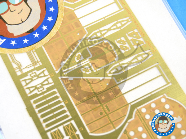 Image 3: Douglas A-3 Skywarrior EKA-3 | Photo-etched parts in 1/48 scale manufactured by Eduard (ref. 49762)