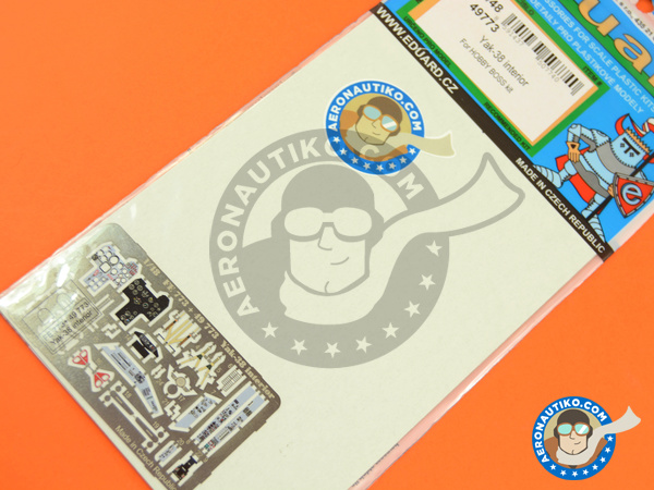 Image 7: Yakovlev Yak-38 | Photo-etched parts in 1/48 scale manufactured by Eduard (ref. 49773)