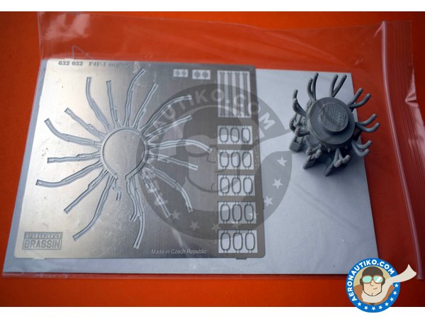 Image 2: Vought F4U-1 Corsair Pratt&Whitney Engine | Engine in 1/32 scale manufactured by Eduard (ref. 632032)