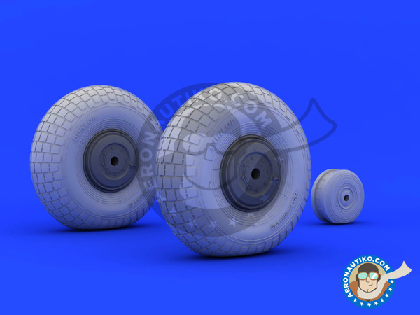 Image 2: De Havilland Mosquito FB Mk. VI | Wheels in 1/32 scale manufactured by Eduard (ref. 632065)