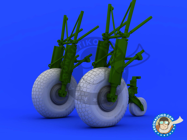 Image 3: De Havilland Mosquito FB Mk. VI | Wheels in 1/32 scale manufactured by Eduard (ref. 632065)