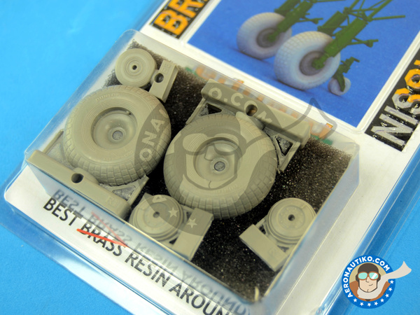 Image 5: De Havilland Mosquito FB Mk. VI | Wheels in 1/32 scale manufactured by Eduard (ref. 632065)