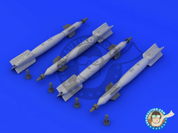 Image 2: GBU-12 Paveway II bomb - Bombs - Weapons | Bombs in 1/32 scale manufactured by Eduard (ref. 632072)