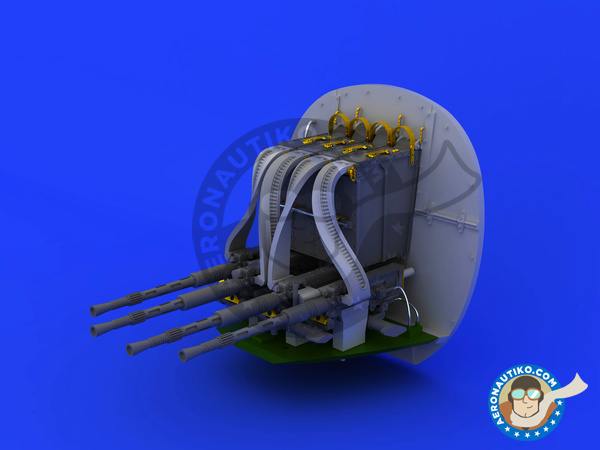 Image 5: Mosquito FB Mk.VI Nose Guns Mk. VI | Gun barrels in 1/32 scale manufactured by Eduard (ref. 632077)