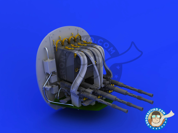 Image 6: Mosquito FB Mk.VI Nose Guns Mk. VI | Gun barrels in 1/32 scale manufactured by Eduard (ref. 632077)