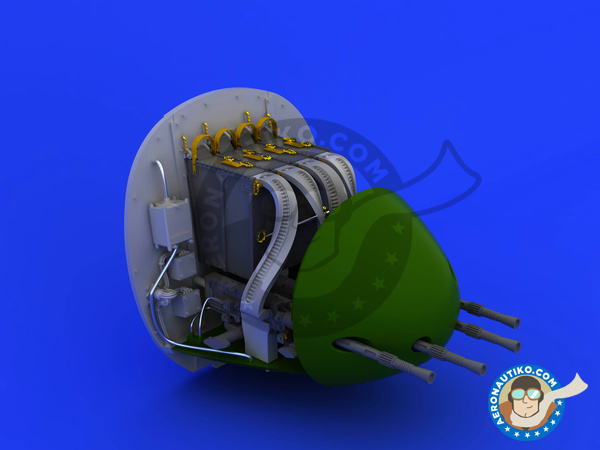 Image 7: Mosquito FB Mk.VI Nose Guns Mk. VI | Gun barrels in 1/32 scale manufactured by Eduard (ref. 632077)
