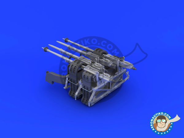 Image 3: Mosquito FB Mk.VI Gun Bay Mk. VI | Gun barrels in 1/32 scale manufactured by Eduard (ref. 632078)