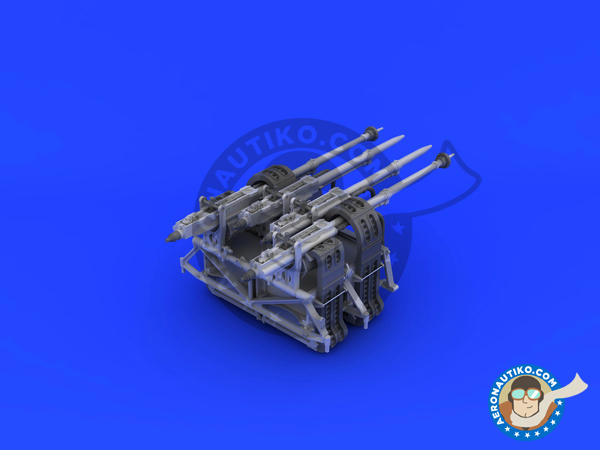 Image 4: Mosquito FB Mk.VI Gun Bay Mk. VI | Gun barrels in 1/32 scale manufactured by Eduard (ref. 632078)