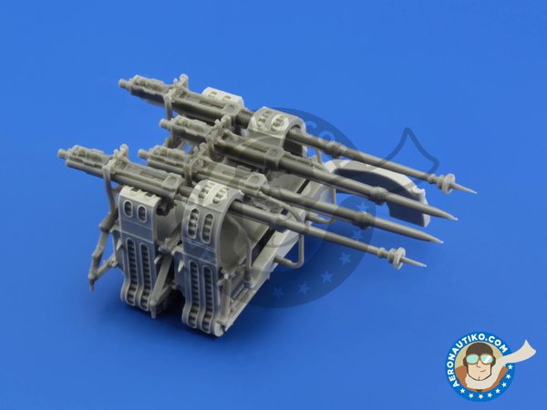 Image 7: Mosquito FB Mk.VI Gun Bay Mk. VI | Gun barrels in 1/32 scale manufactured by Eduard (ref. 632078)