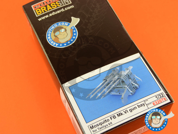 Image 9: Mosquito FB Mk.VI Gun Bay Mk. VI | Gun barrels in 1/32 scale manufactured by Eduard (ref. 632078)